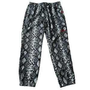 OVO October's Very Own X Drake Men’s L‎ Gray Snakeskin Jogger Black Gray New